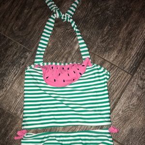 Girls’ Watermelon Halter Bow Tankini